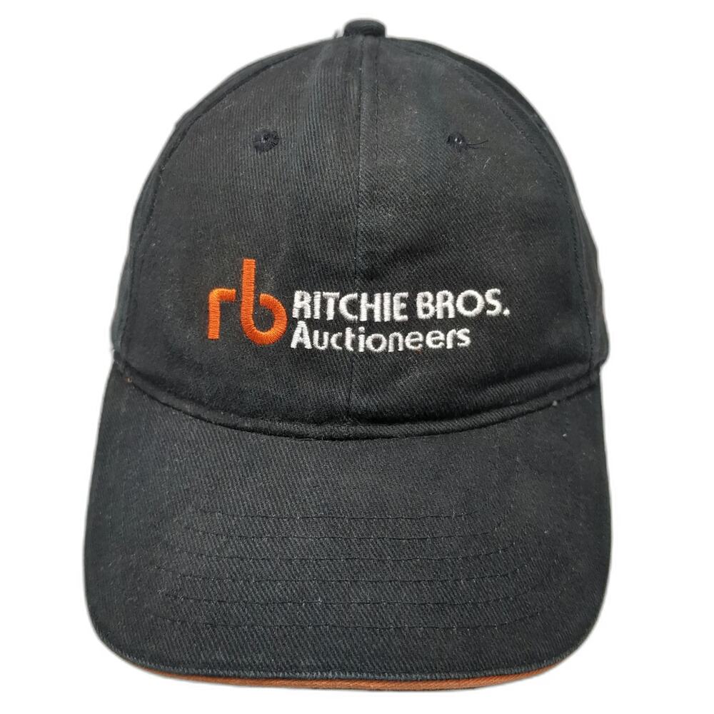 Baseball Cap Black One Size Ritchie Bros. Auctioneers Logo Strapback Hat